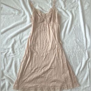 Vintage lace slip dress